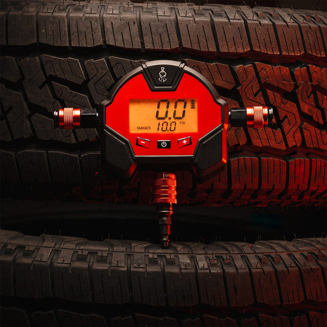 Thor's Lightning TotalControl Hammer Manifold Automatic Tire Deflator Air Compressor Controller - RED