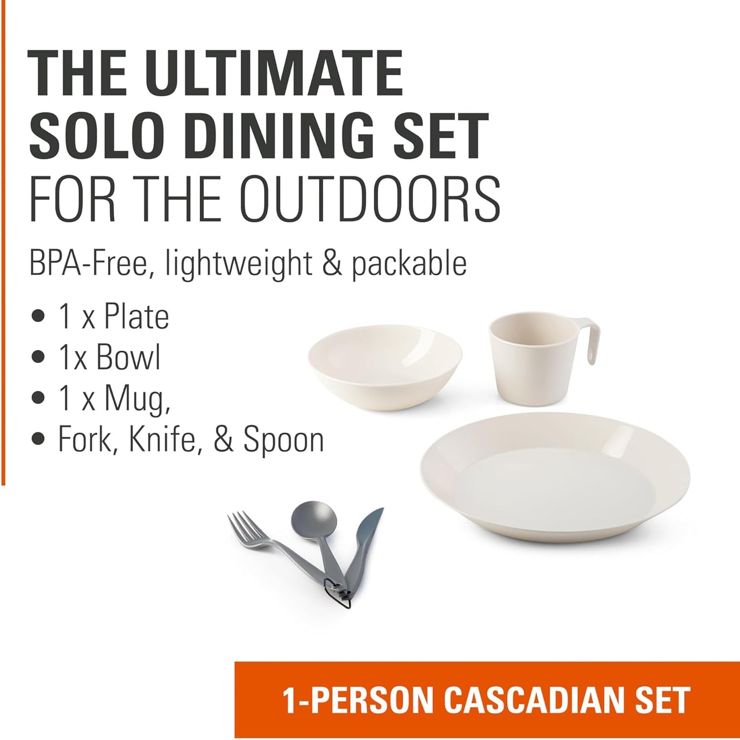 GSI CASCADIAN 1 PERSON TABLE SET - SANDSTONE