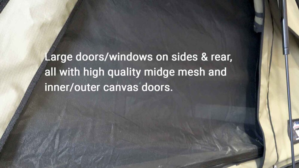 The Bush Company AX27 Clamshell Rooftop Tent