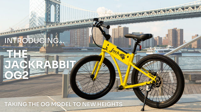 JackRabbit OG2 - Lightweight & Compact Micro eBike - Yellow