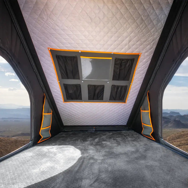 Naturnest Polaris Plus Thermal Layer installed inside a Polaris rooftop tent