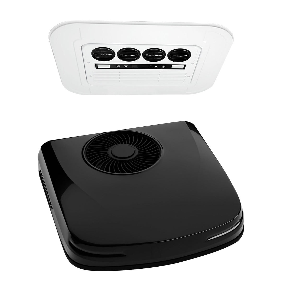 OutEquipPro 12V rooftop air conditioner and heater, 10,000 BTU, included and installed
