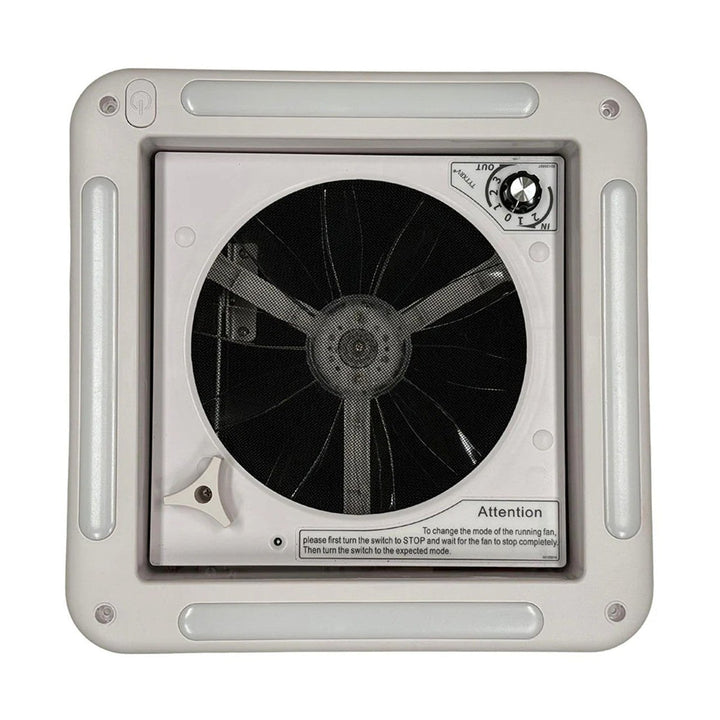 Ventilation fan with 11 inch LED light, included and installed