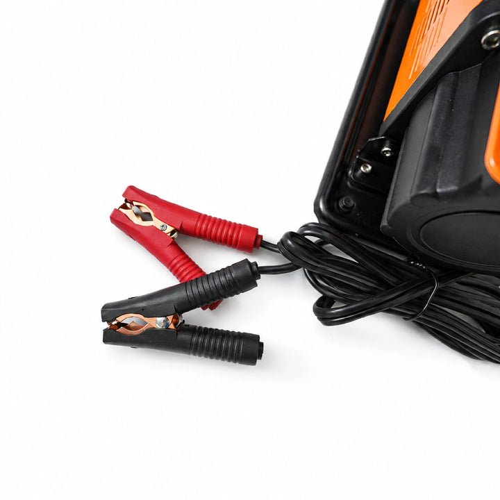 Naturnest Dual Cylinder Air Compressor heavy-duty battery clamps