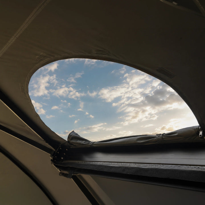 Naturnest 360 Awning integrated rear skylight opening for rooftop tent access