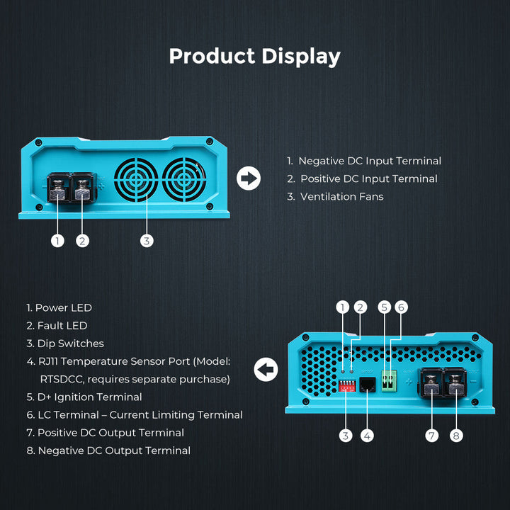 Renogy 60-Amp 12-Volt DC-to-DC On-Board Battery Charger