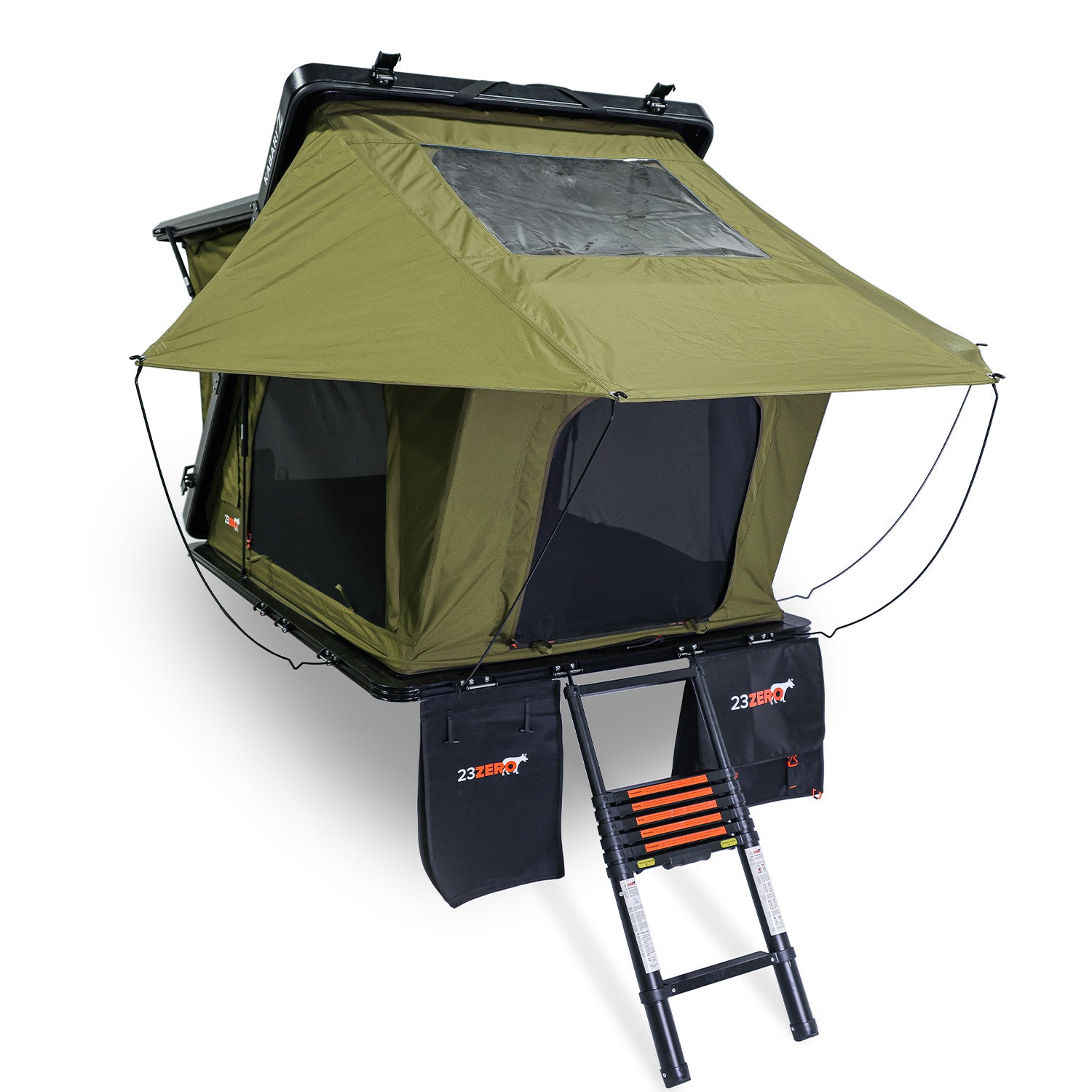デンドロ 23Zero Kabari Z Rooftop Tent | Z-Lift Hardshell RTT – Ultimate