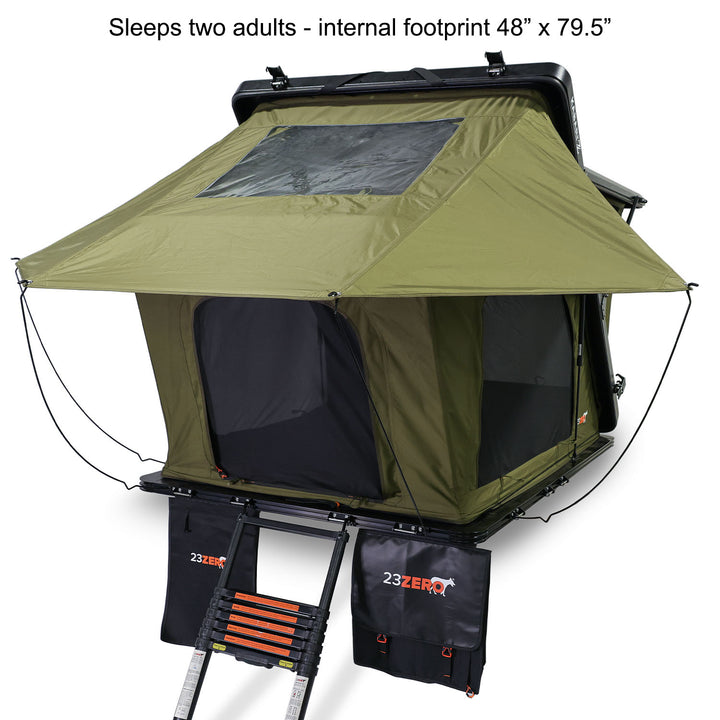 double roof top tent Kabari Z Aluminum Z-Lift Hard Shell Roof Tent