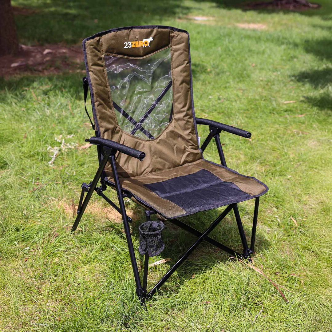 23Zero Tasman Chair - Breathable Mesh Folding Camp Chair