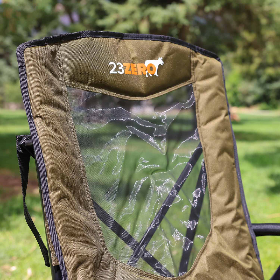 23Zero Tasman Chair - Breathable Mesh Folding Camp Chair