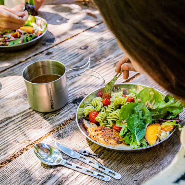 GSI GLACIER STAINLESS 3 PC. RING CUTLERY - Ultimate Adventure Supply