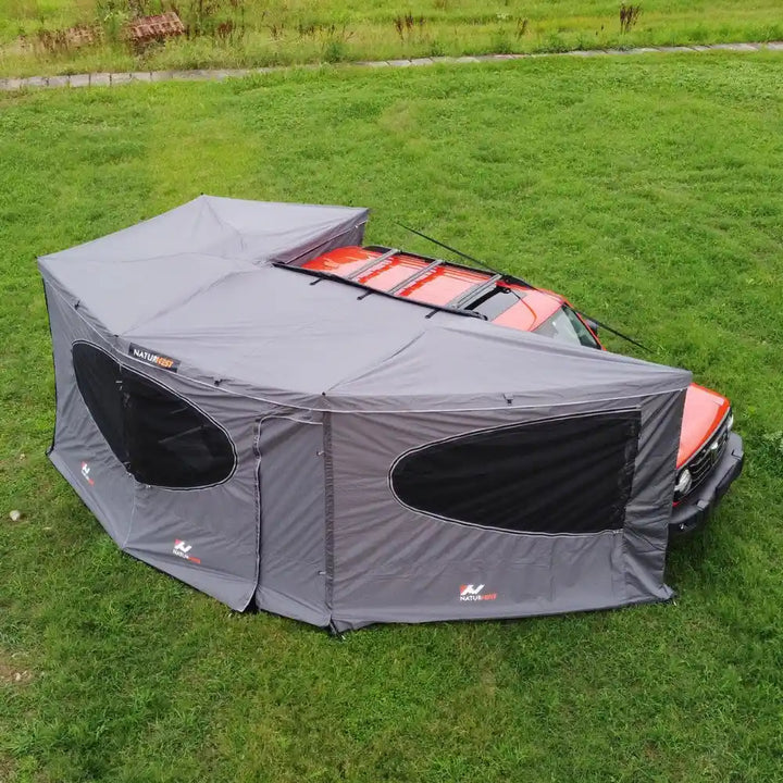 Naturnest 270 Car Awning Plus Wall Room