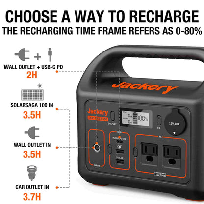 Jackery Solar Generator Exploer 300 Lithium Battery