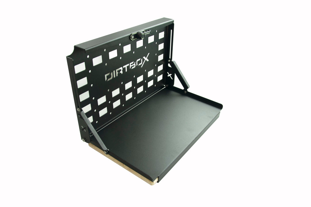 Folding Camp Table with Cutting Board & Side Molle Box - Ultimate Adventure Supply