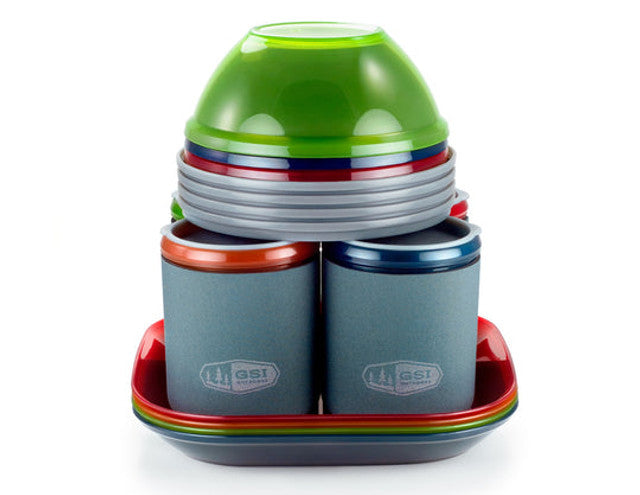 GSI INFINITY 4 PERSON DELUXE TABLESET- MULTICOLOR - Ultimate Adventure Supply