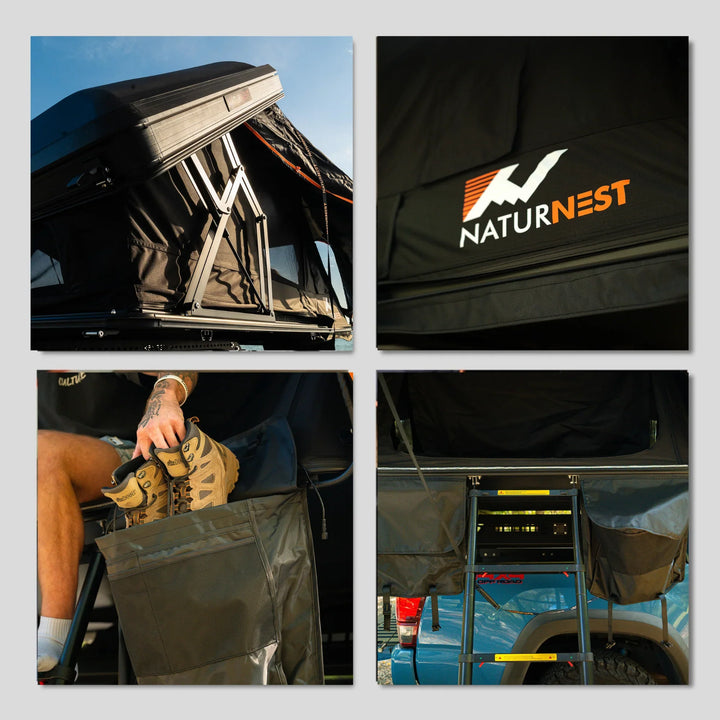 Naturnest Sirius 2 XL Aluminum Hard Shell Rooftop Tent
