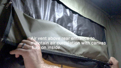 The Bush Company AX27 Clamshell Rooftop Tent