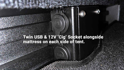 The Bush Company AX27 Clamshell Rooftop Tent