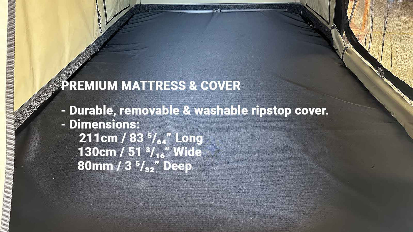 The Bush Company AX27 Clamshell Rooftop Tent