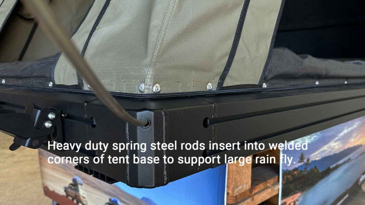 The Bush Company AX27 Clamshell Rooftop Tent