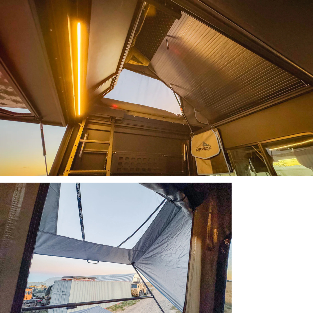 Dirtbox Canopy Camper – Modular Truck Camper Shell / Topper for Mid-Size & Full-Size Trucks (Tacoma, Tundra, F-150, Ram, Silverado)