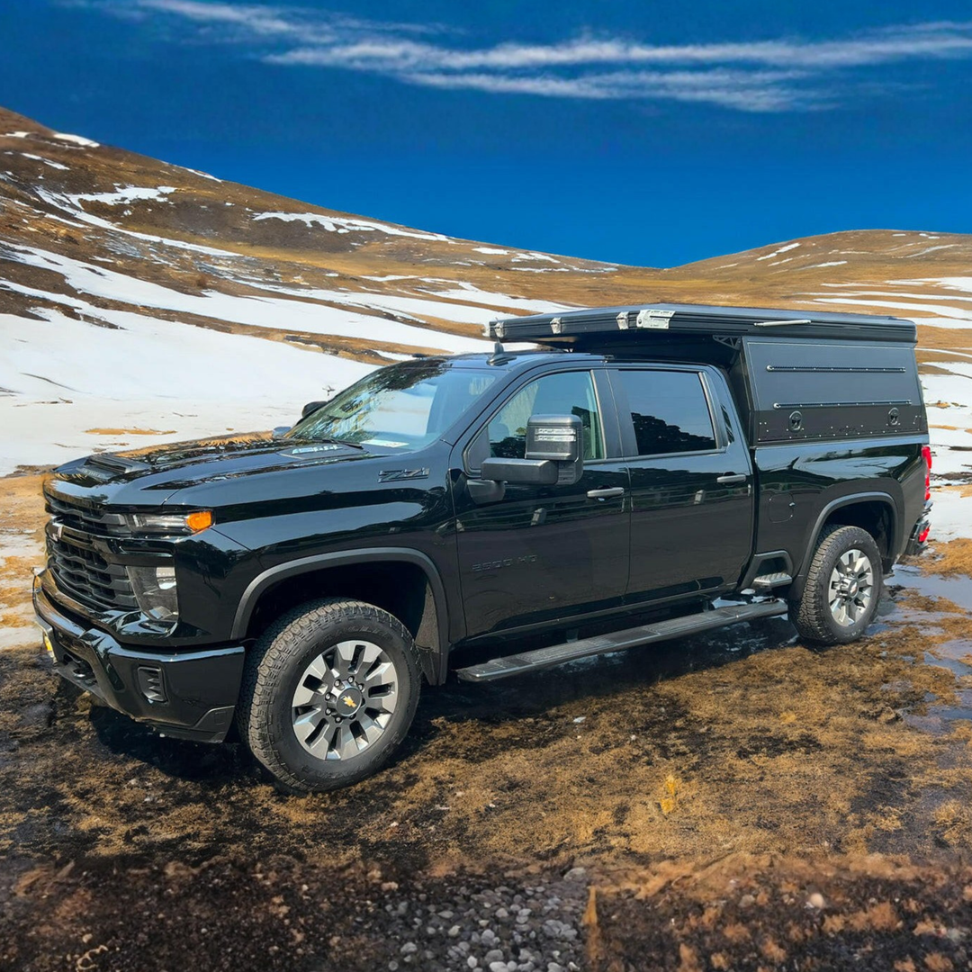 Dirtbox Canopy Camper – Modular Truck Camper Shell / Topper for Mid-Size & Full-Size Trucks (Tacoma, Tundra, F-150, Ram, Silverado)