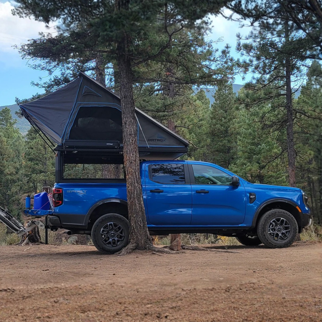 Dirtbox Canopy Camper – Modular Truck Camper Shell / Topper for Mid-Size & Full-Size Trucks (Tacoma, Tundra, F-150, Ram, Silverado)