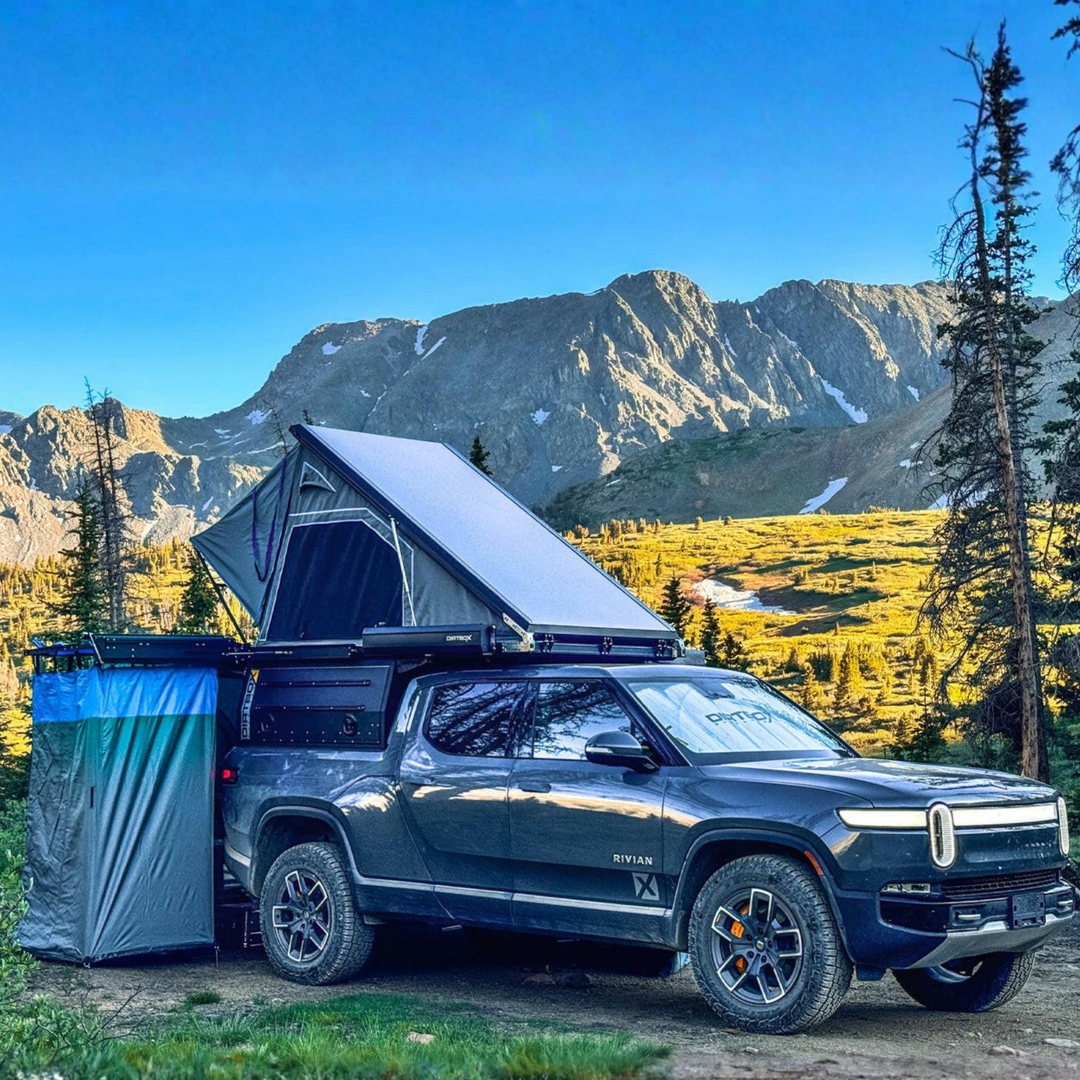 camper shell tent Dirtbox Canopy Camper Modular Truck Camper Shell Topper – Ultimate Adventure Supply