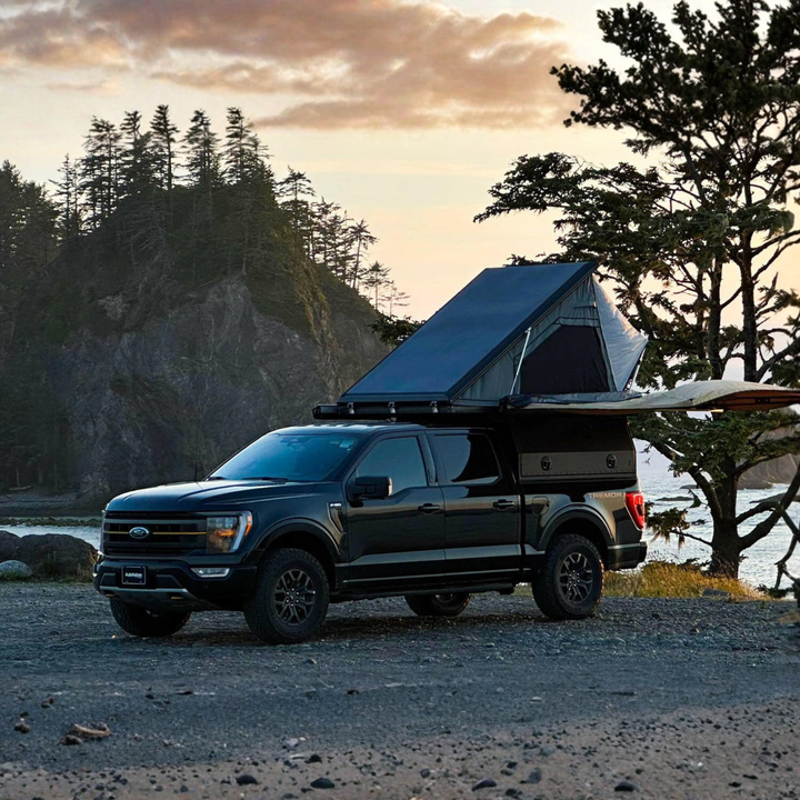 Dirtbox Canopy Camper – Modular Truck Camper Shell / Topper for Mid-Size & Full-Size Trucks (Tacoma, Tundra, F-150, Ram, Silverado)