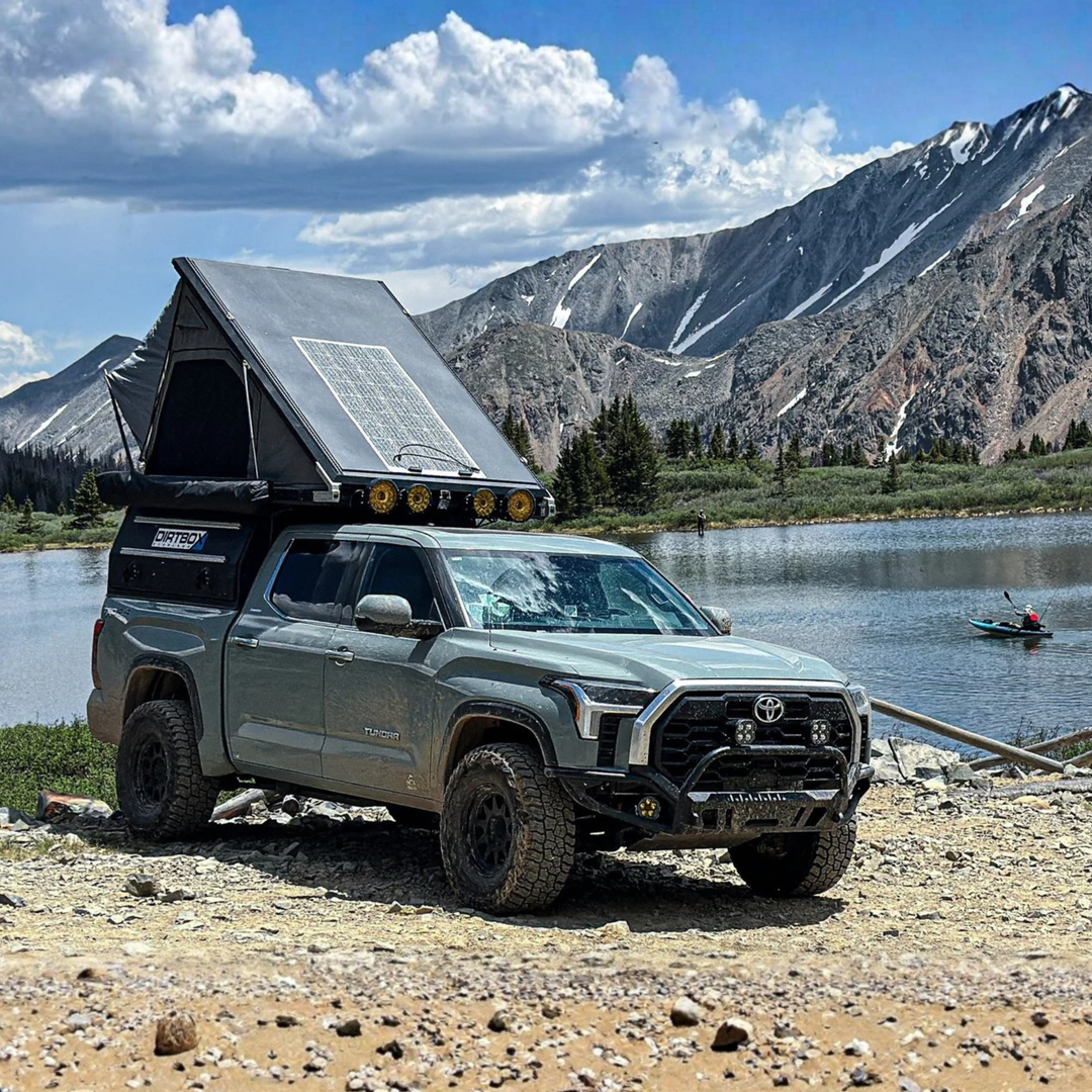 Dirtbox Canopy Camper – Modular Truck Camper Shell / Topper for Mid-Size & Full-Size Trucks (Tacoma, Tundra, F-150, Quatermaster, Ram, Silverado) Ford