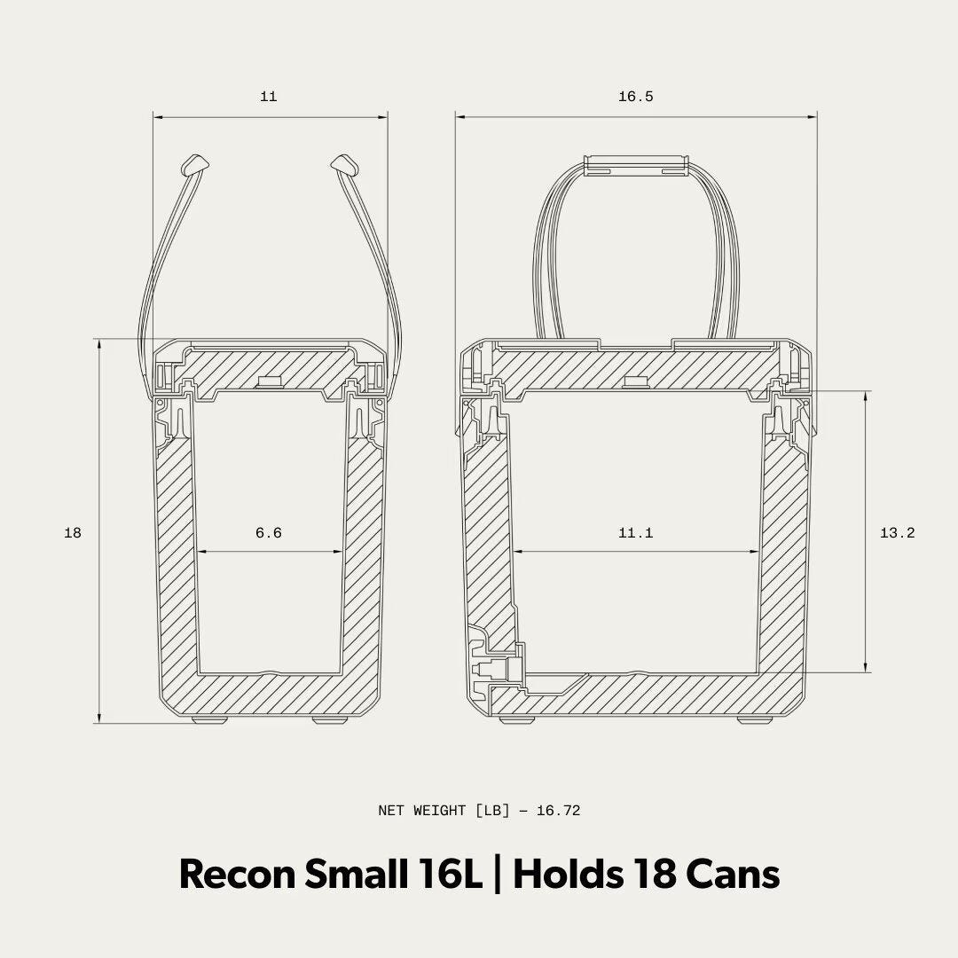 Dometic Recon Hardside Cooler - Small -  16L - Glow
