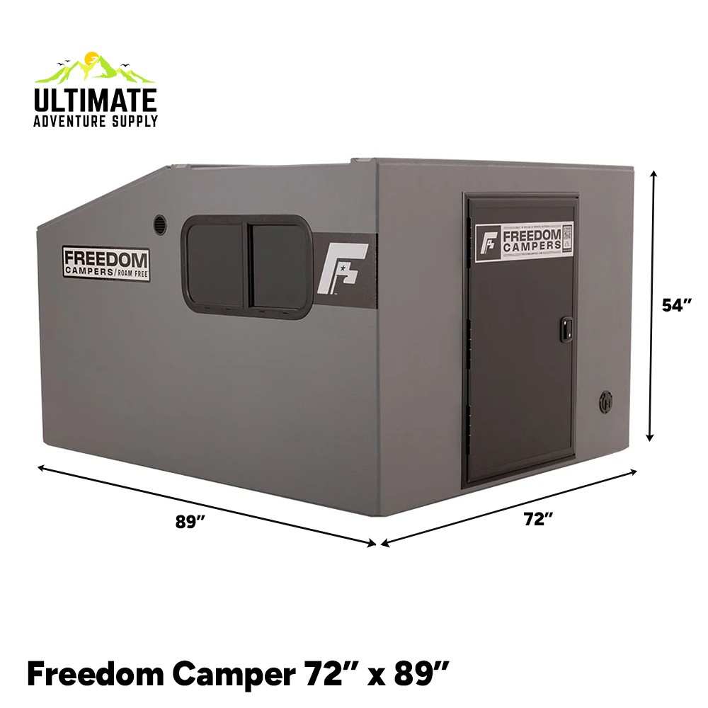 Freedom Camper Truck Bed & Trailer Camper - Lightweight Insulated Shell