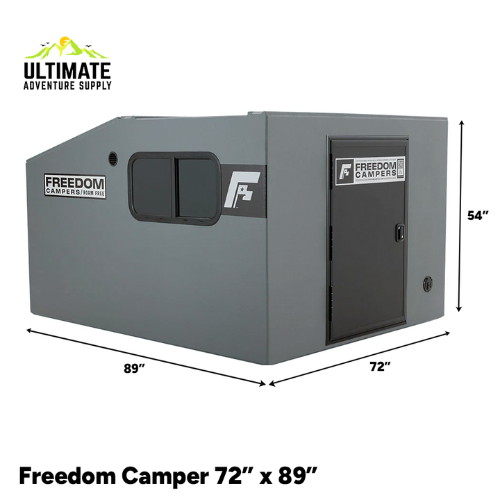 Freedom Camper Truck Bed & Trailer Camper - Lightweight Insulated Shell
