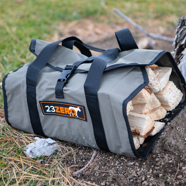 23ZERO Up-Cycled Firewood Tote - Ultimate Adventure Supply