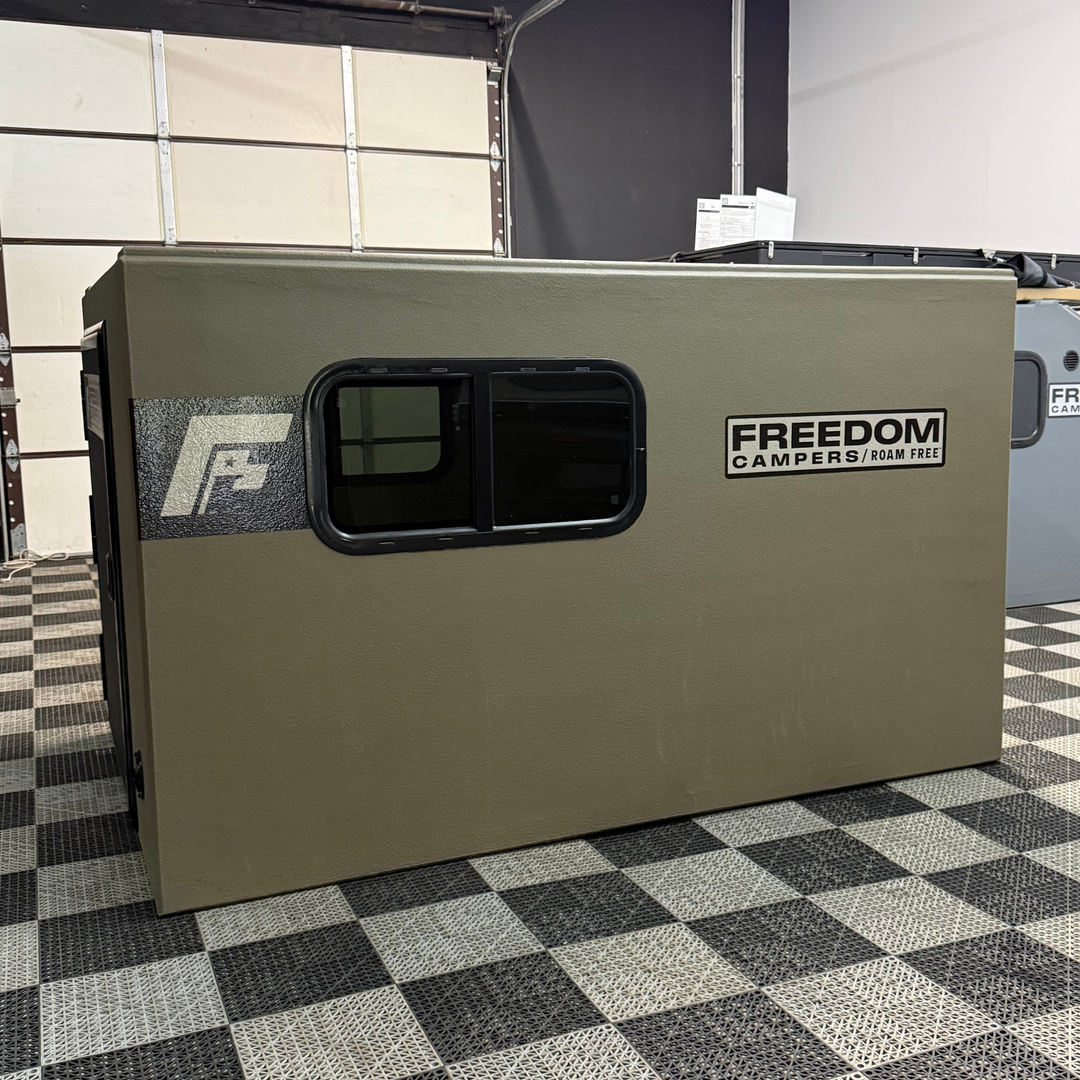 Freedom Camper Truck Bed &amp; Trailer Camper - Lightweight Insulated Shell
