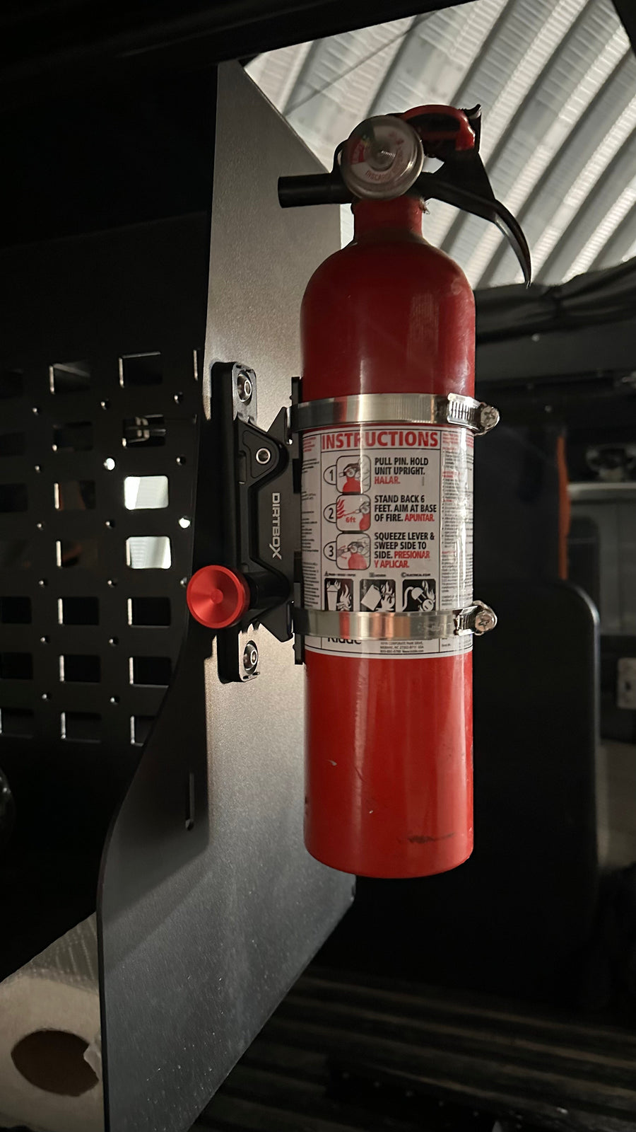 Quick Release Fire Extinguisher Mount - Ultimate Adventure Supply