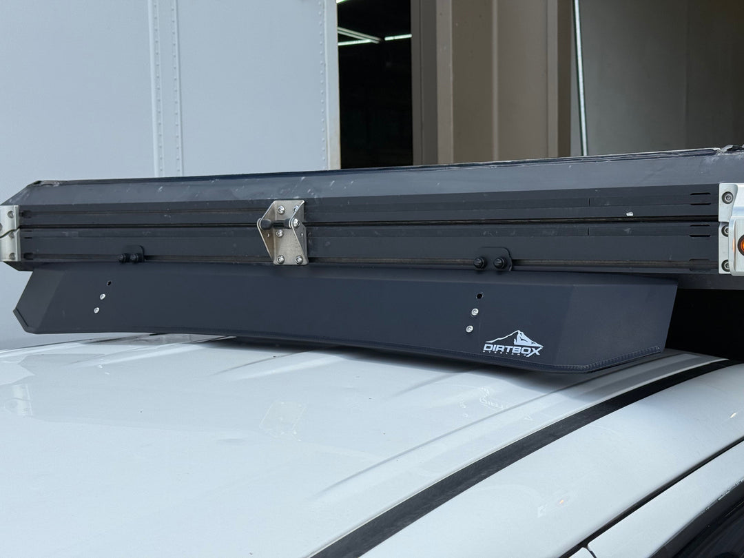 Dirtbox Canopy Camper Wind Deflector – All Aluminum, Noise Reduction, Easy Self-Install - Ultimate Adventure Supply