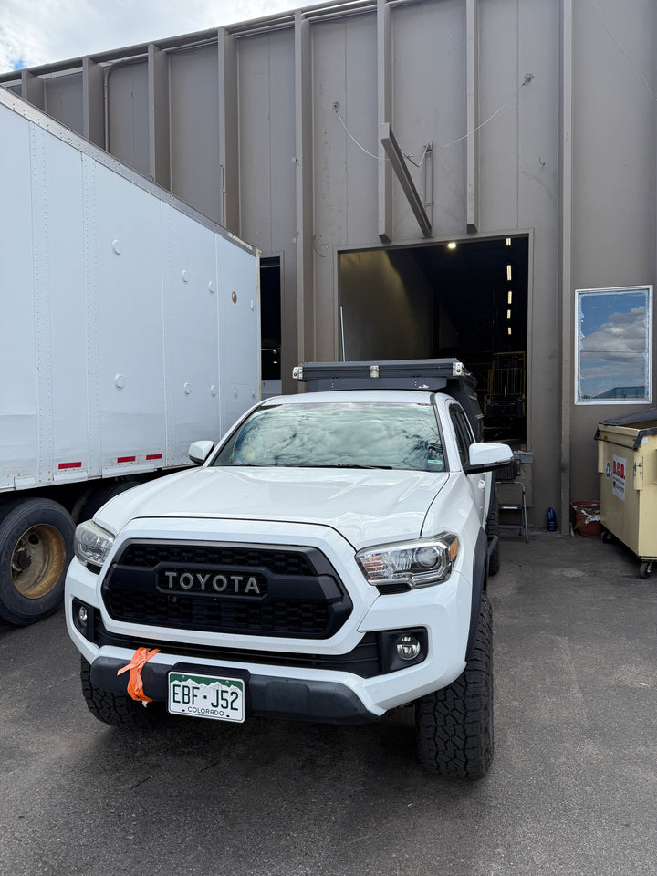 Dirtbox Canopy Camper Wind Deflector – All Aluminum, Noise Reduction, Easy Self-Install - Ultimate Adventure Supply