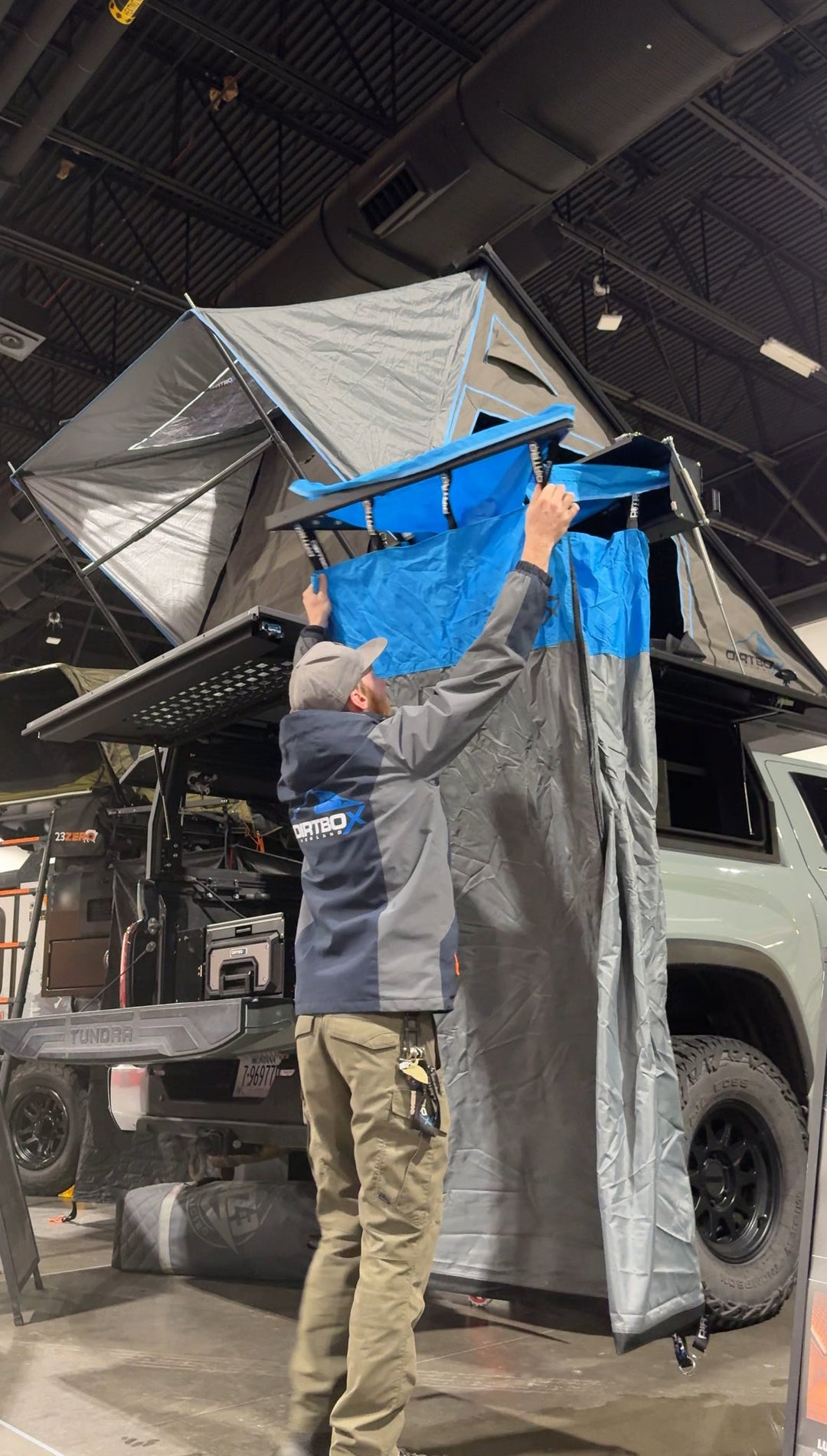 Dirtbox Overland Hard Case Shower/Bathroom Awning