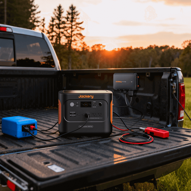 Jackery DC-DC Alternator Charger 600W | Fast Vehicle Charging