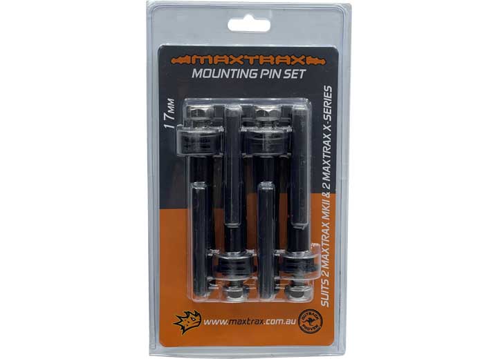 MAXTRAX Mounting Pin Set MKII/X-SERIES 17MM - Ultimate Adventure Supply