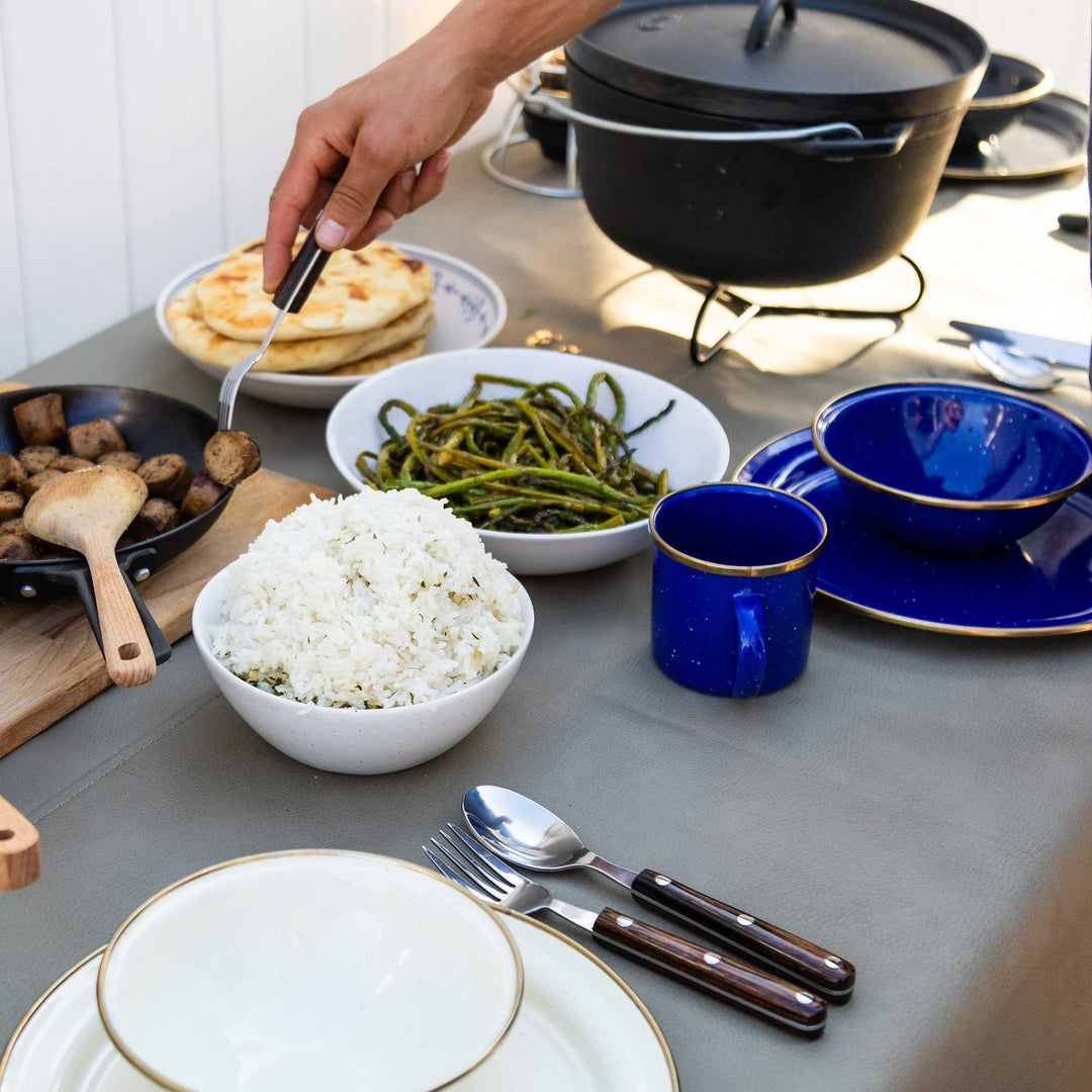 GSI Mesa 2 Person Enamelware Tableset