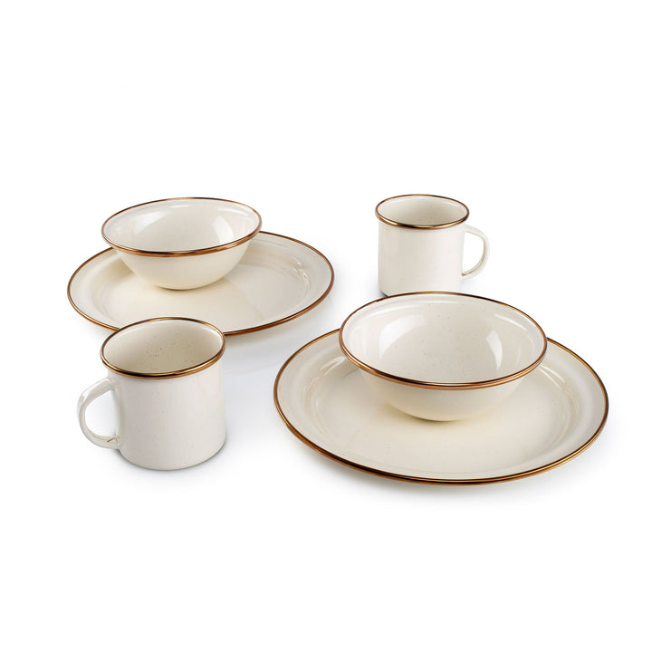 GSI Mesa 2 Person Enamelware Tableset