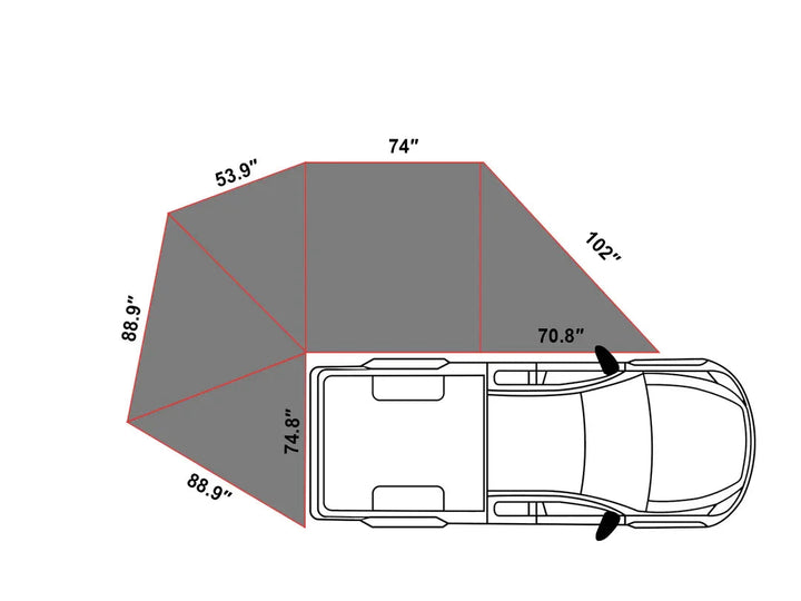 OPENROAD 270 Degree Awning XL/Plus Side Wall