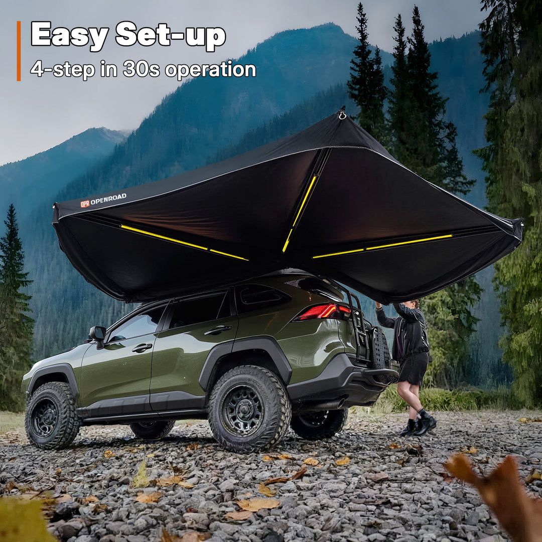 OPENROAD 270 Free Standing Awning for Camping - Adventure Series (Driver Side)