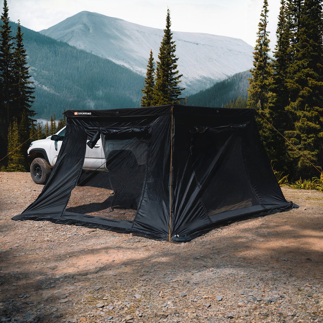 OPENROAD 270 Free Standing Awning for Camping - Adventure Series (Driver Side)