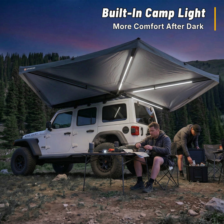 OPENROAD 270 Free Standing Awning for Camping - Trail Series (Driver Side)