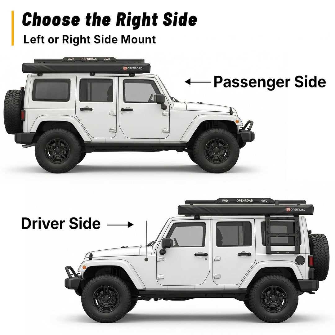 OPENROAD 270 Free Standing Awning for Camping - Trail Series (Driver Side)