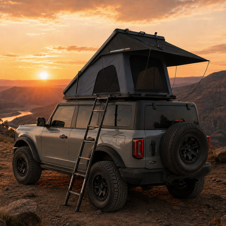 OPENROAD Aluminum Hard Shell Roof Top Tent - EdgeRoof Series