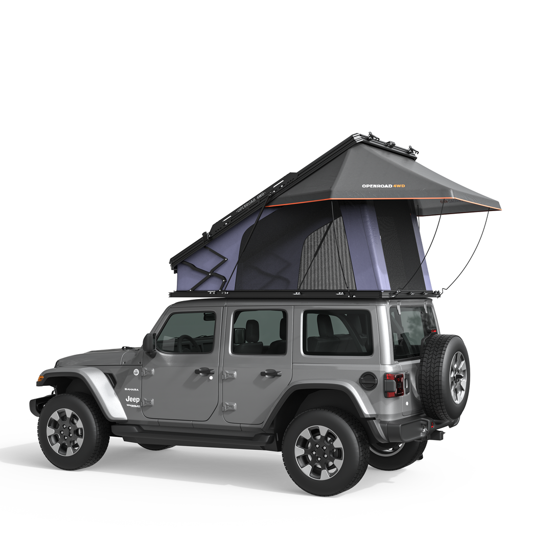 OPENROAD Aluminum Hard Shell Roof Top Tent - PeakRoof LT V2 Series